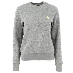 GOLDEN GOOSE Athena Star Sweatshirt in Grey XS